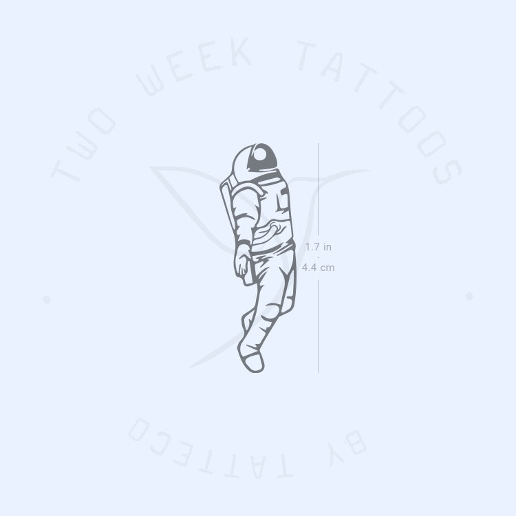 Astronaut Semi-Permanent Tattoo - Set of 2