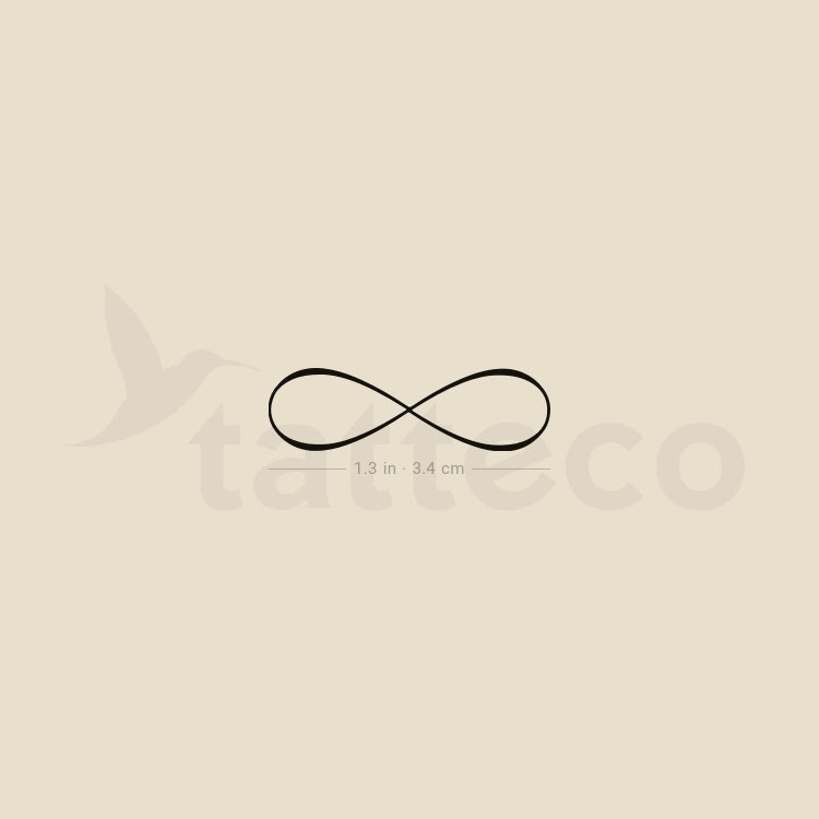 Infinity Symbol Temporary Tattoo for Weddings - Set of 100