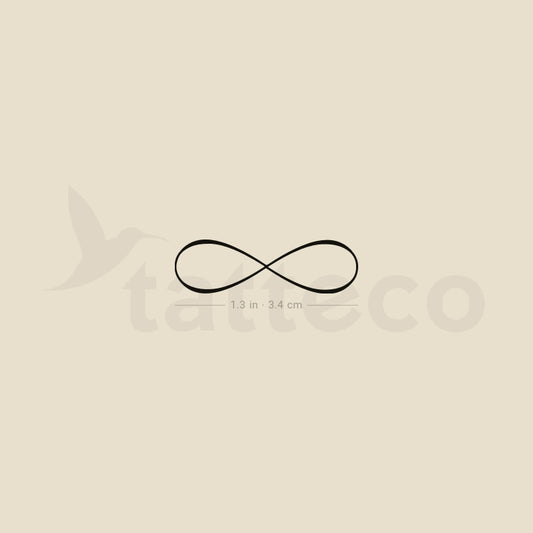 Tatuaje temporal del símbolo del infinito para bodas (100 unidades)