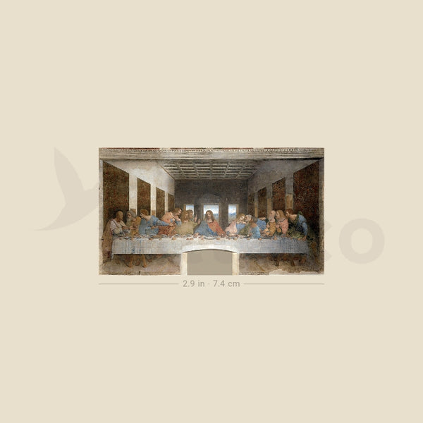 The Last Supper Temporary Tattoo - Set of 3