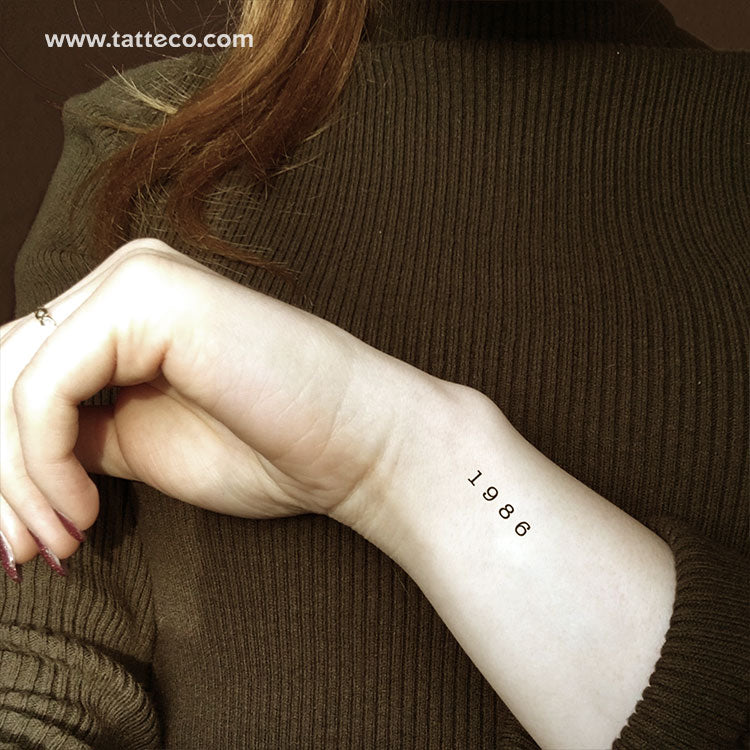 1986 Temporary Tattoo (Set of 3)