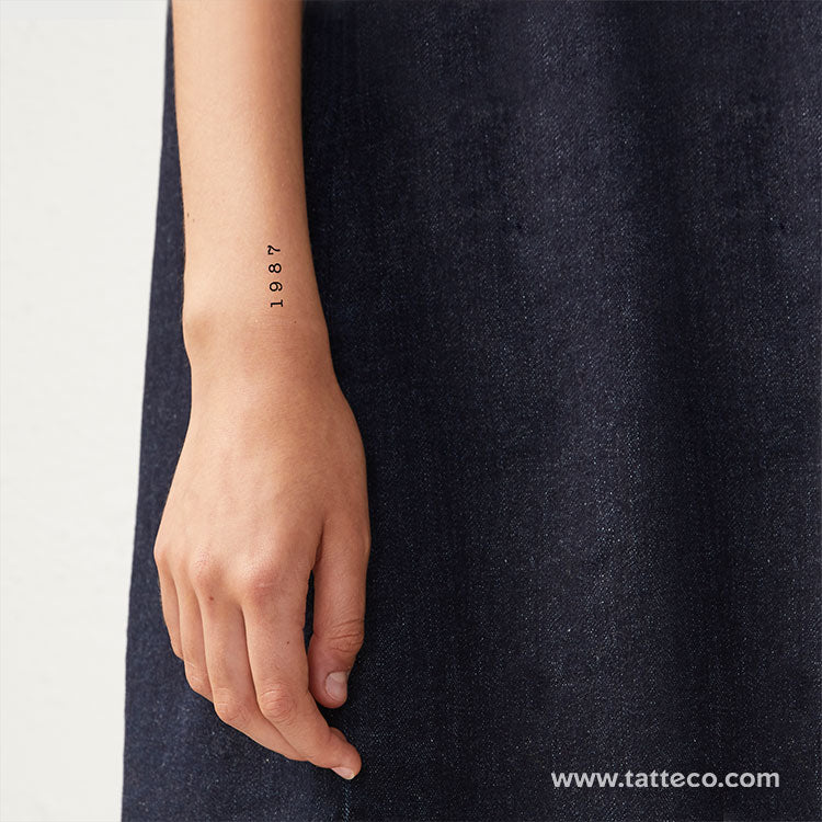 1987 Temporary Tattoo - Set of 3