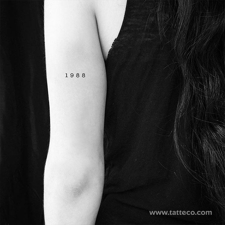 1988 Temporary Tattoo - Set of 3