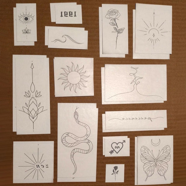 Temporary Tattoo Collection by 1991.ink