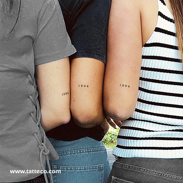 1994 Temporary Tattoo - Set of 3
