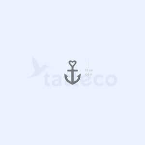 Love Anchor Semi-Permanent Tattoo - Set of 2