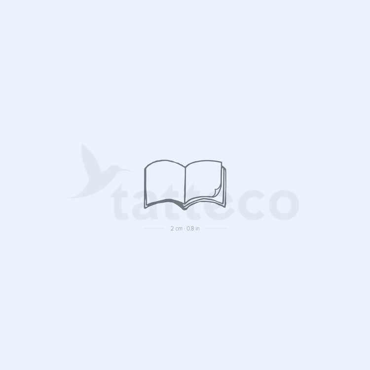 Book Semi-Permanent Tattoo - Set of 2