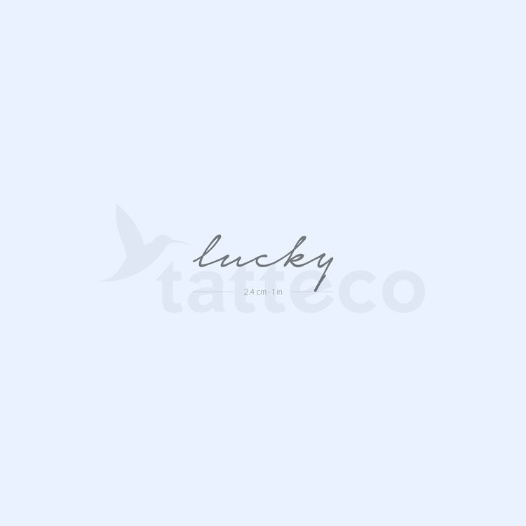 Lucky Semi-Permanent Tattoo - Set of 2