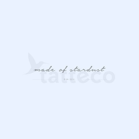 Made of Stardust Semi-Permanent Tattoo - Set of 2