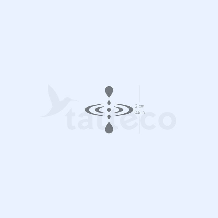 Mindfulness Symbol Semi-Permanent Tattoo - Set of 2