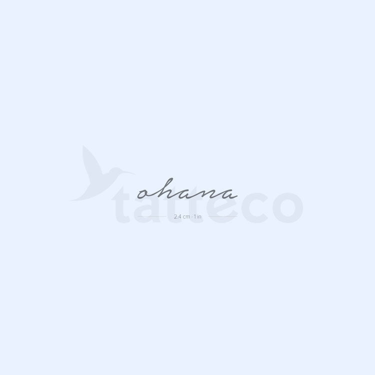 Ohana Semi-Permanent Tattoo - Set of 2