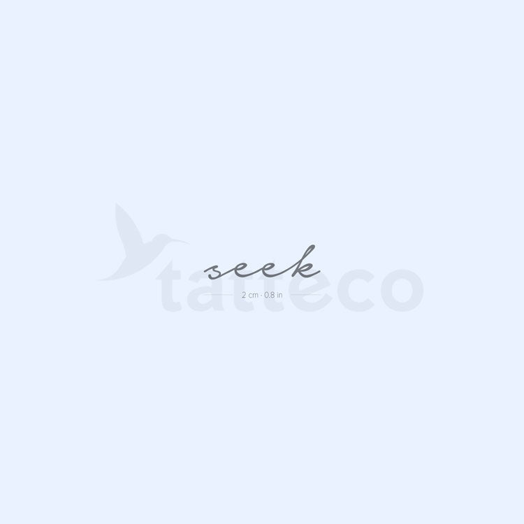 Tatuaje semipermanente Seek - Juego de 2