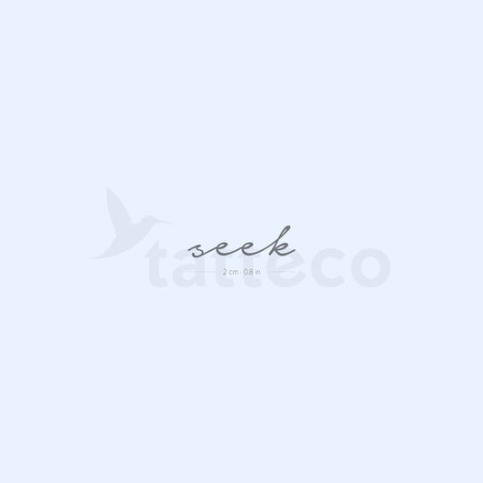 Tatuaje semipermanente Seek - Juego de 2