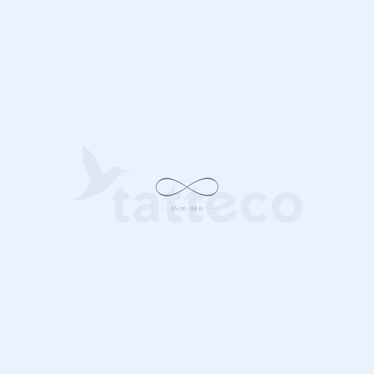 Small Infinity Symbol Semi-Permanent Tattoo - Set of 2