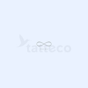 Tiny Infinity Symbol Semi-Permanent Tattoo - Set of 2