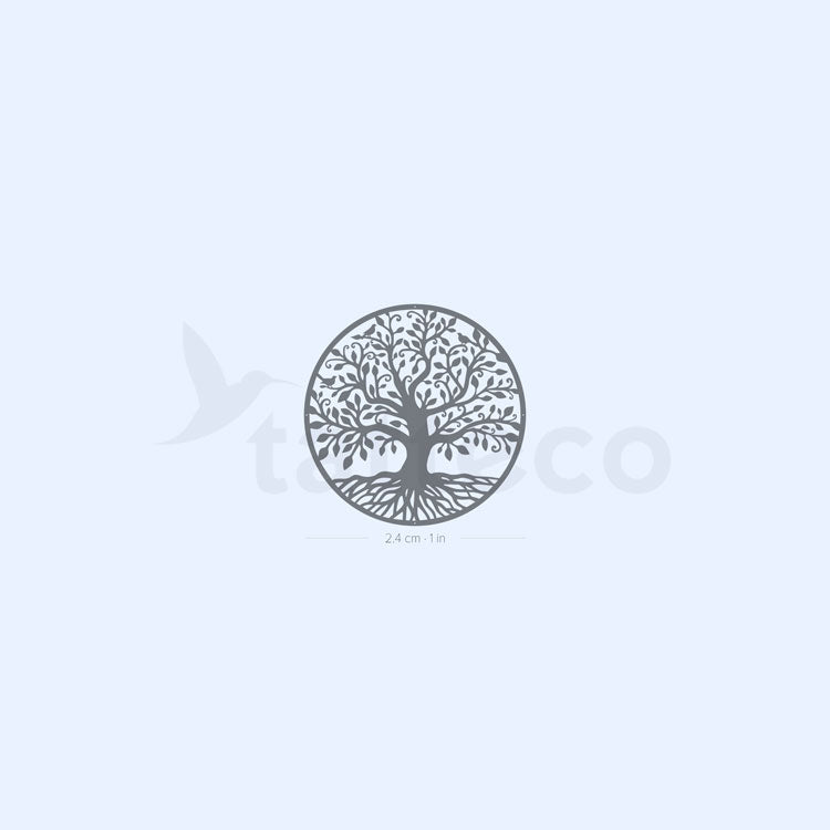 Small Tree of Life Semi-Permanent Tattoo - Set of 2