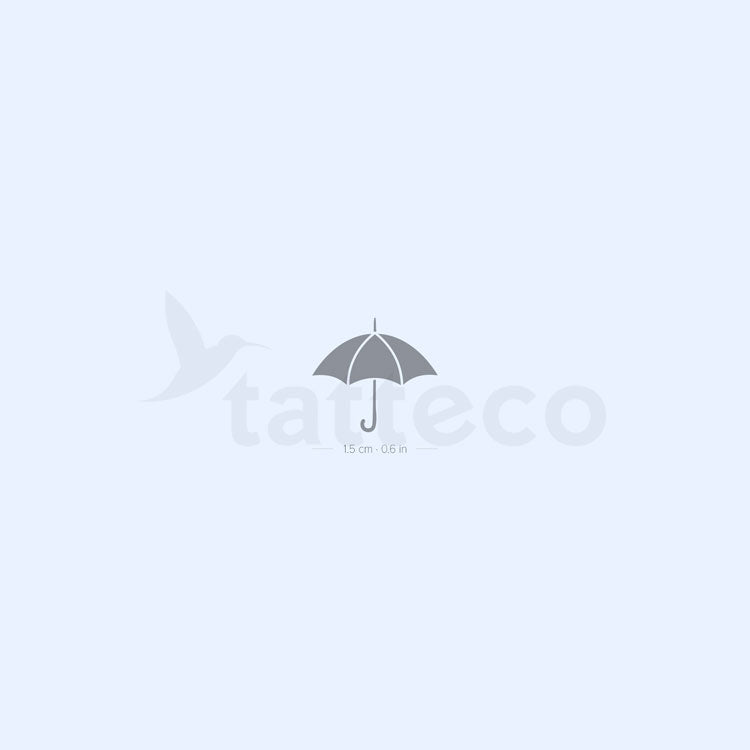 Small Umbrella Semi-Permanent Tattoo - Set of 2