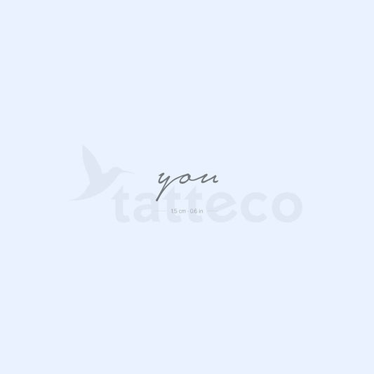Tatuaje semipermanente You - Juego de 2