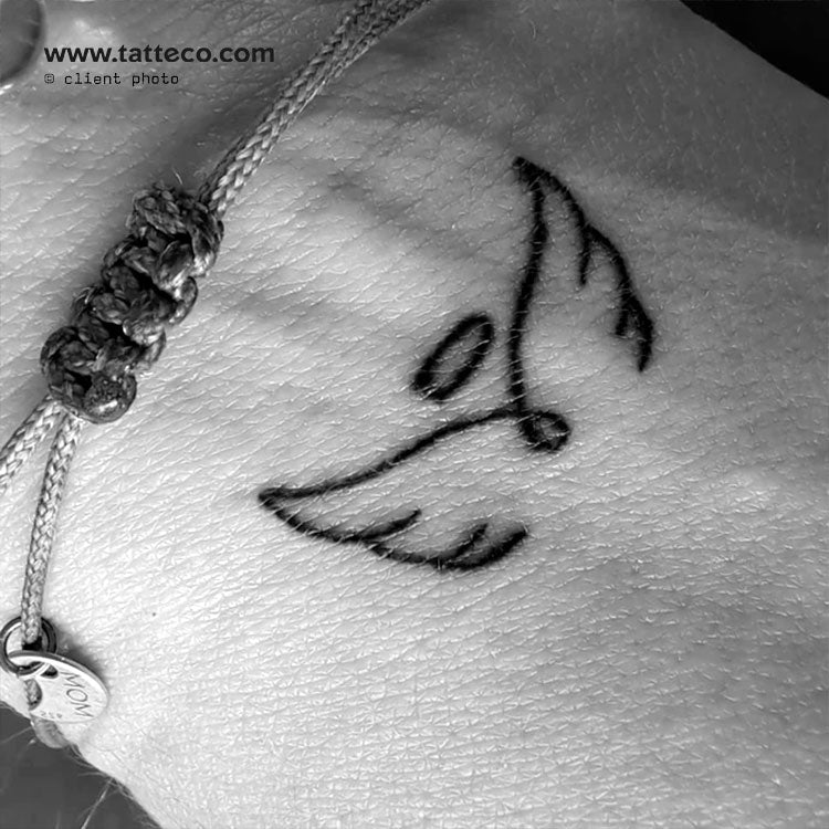 Small Angel Wings Semi-Permanent Tattoo - Set of 2