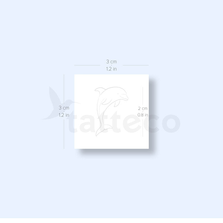 Dolphin Semi-Permanent Tattoo - Set of 2