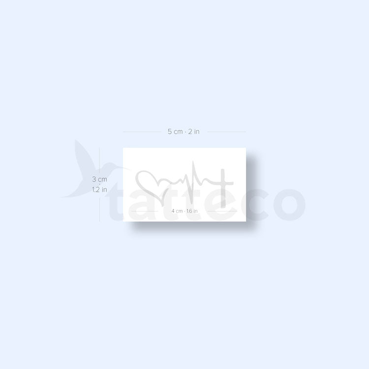 Faith Hope Love Semi-Permanent Tattoo - Set of 2