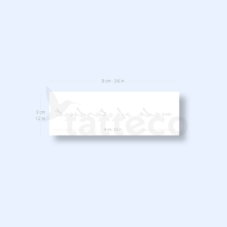 Made of Stardust Semi-Permanent Tattoo - Set of 2