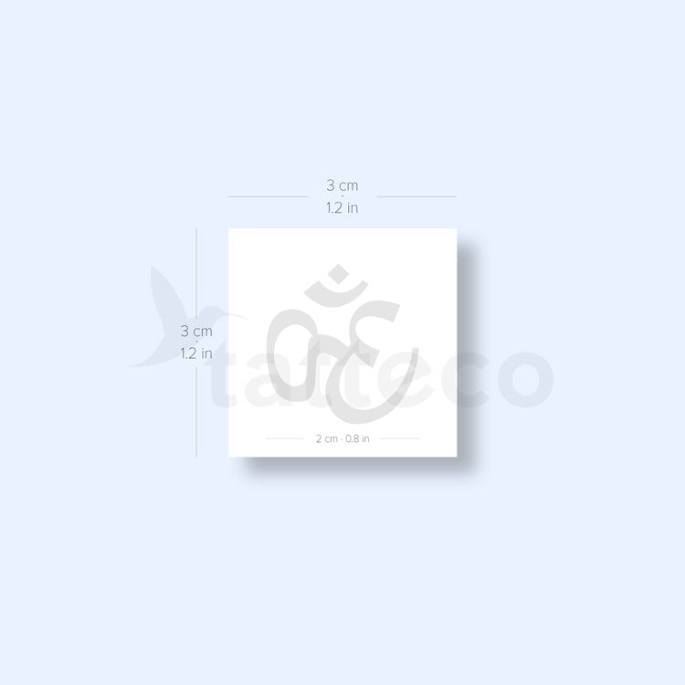 Om Semi-Permanent Tattoo - Set of 2