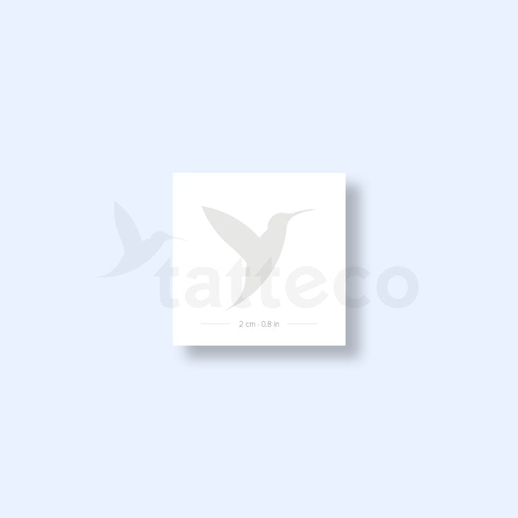 Tatuaje semipermanente de colibrí Tatteco - Juego de 2