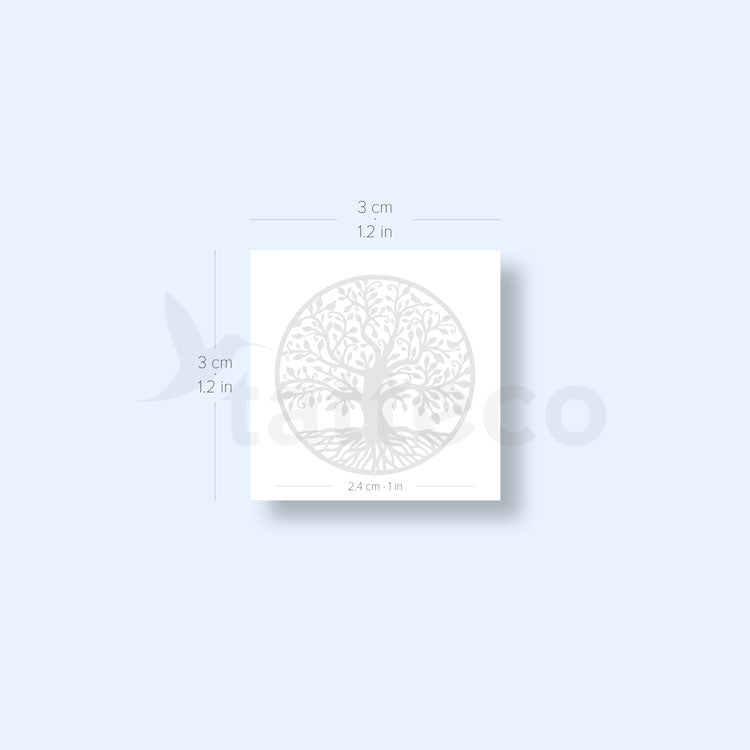 Small Tree of Life Semi-Permanent Tattoo - Set of 2
