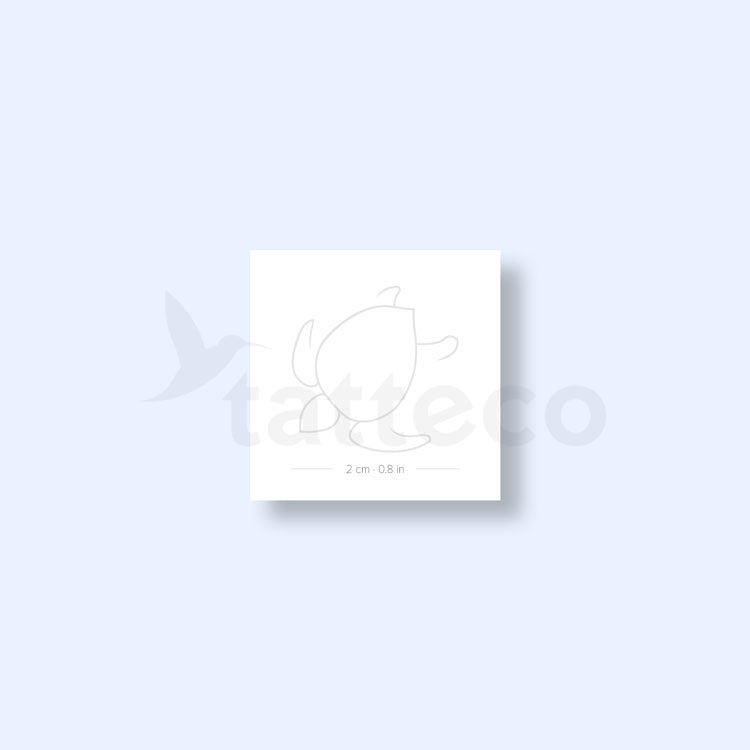 Minimalist Turtle Semi-Permanent Tattoo - Set of 2