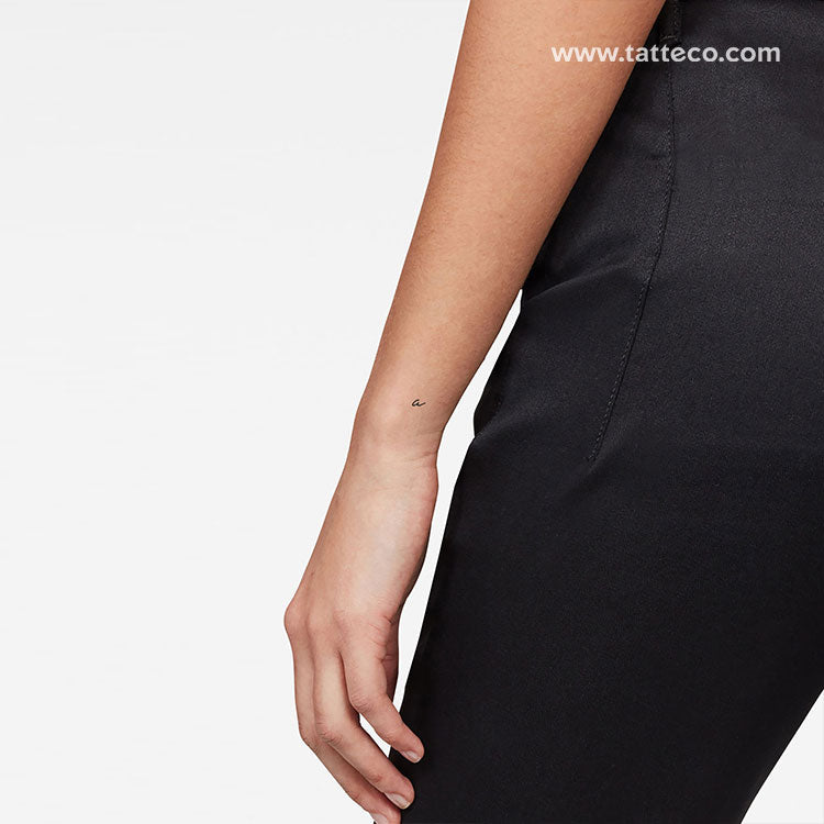 A Handwritten Letter Temporary Tattoo - Set of 3