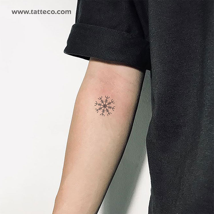 Tatuaje temporal de Aegishjalmur - Juego de 3