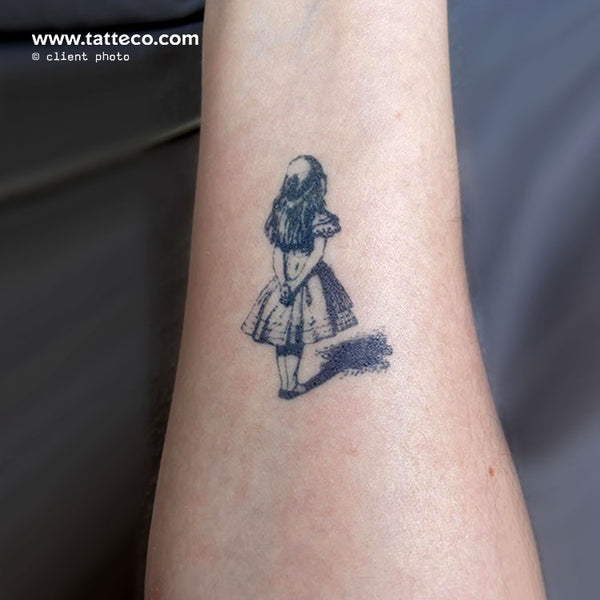 Alice In Wonderland 2-Week Temporary Tattoo - Set of 2