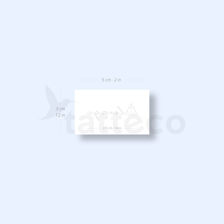 Always Deathly Hallows Semi-Permanent Tattoo - Set of 2