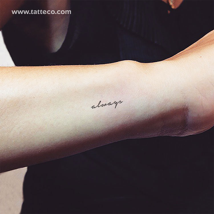 Small Always Temporary Tattoo - Set of 3