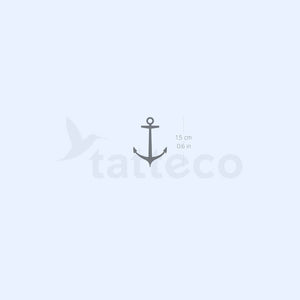 Anchor Semi-Permanent Temporary Tattoo - Set of 2