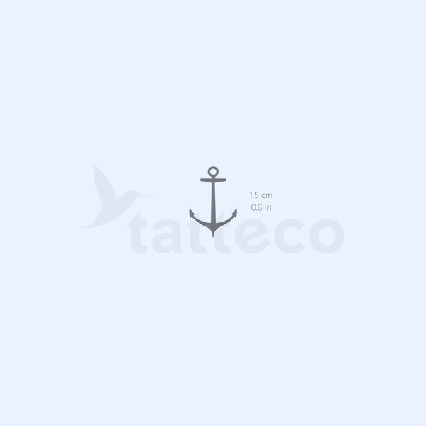 Anchor Semi-Permanent Temporary Tattoo - Set of 2