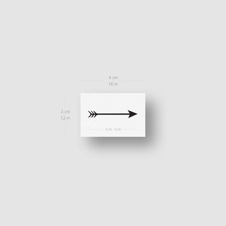 Arrow Temporary Tattoo - Set of 3