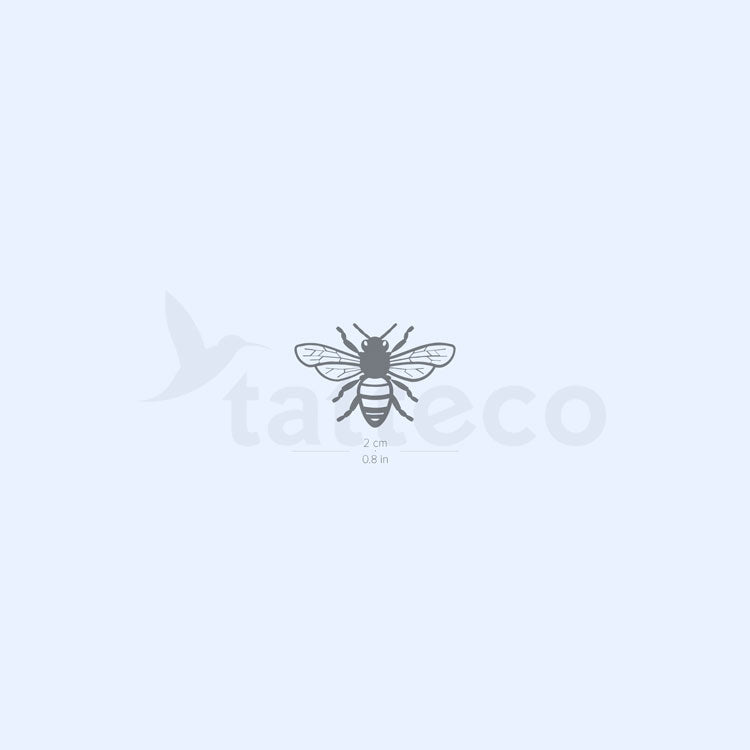 Bee 2-Week Temporary Tattoo - Set of 2