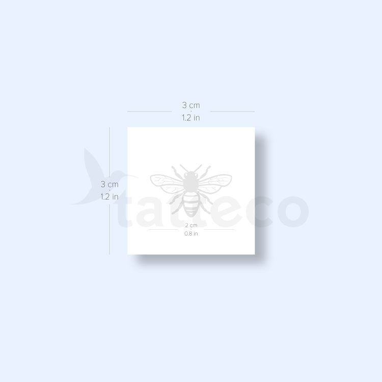 Bee 2-Week Temporary Tattoo - Set of 2