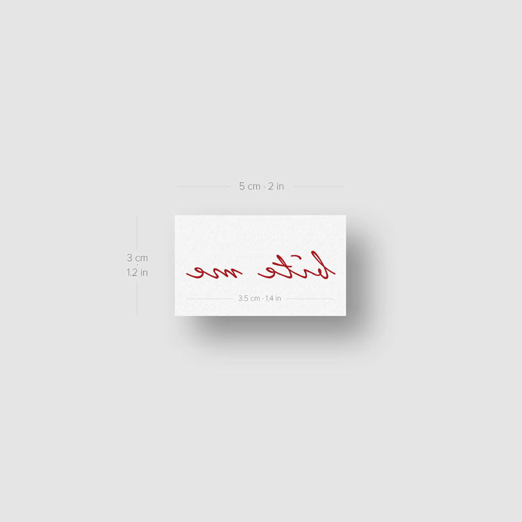 Bite Me Temporary Tattoo for Weddings - Set of 100