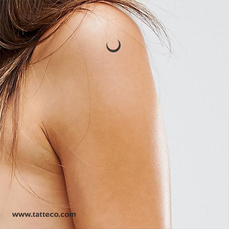 Crescent Temporary Tattoo - Set of 3
