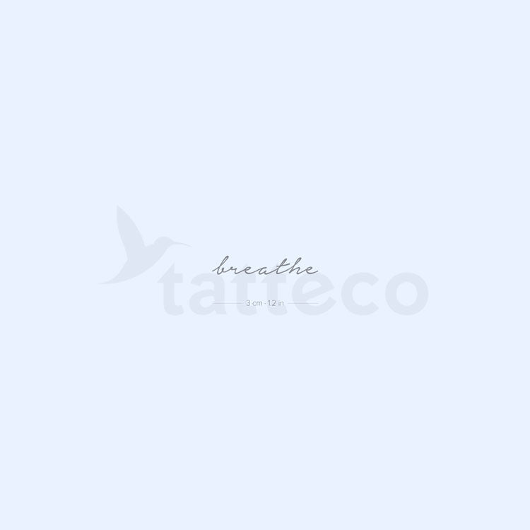 Breathe 2-Week Temporary Tattoo - Set of 2