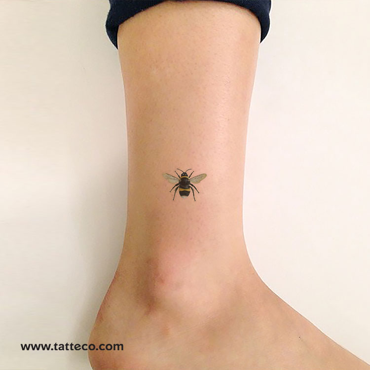 Tatuaje temporal de abejorro - Juego de 3