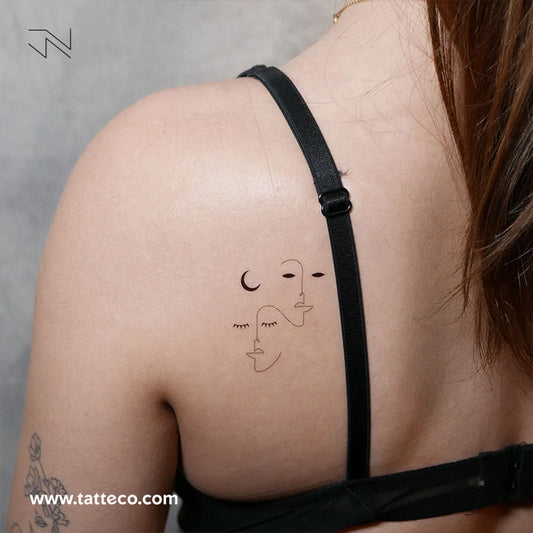 Divine Balance by Jakenowicz Temporary Tattoo - Set of 3