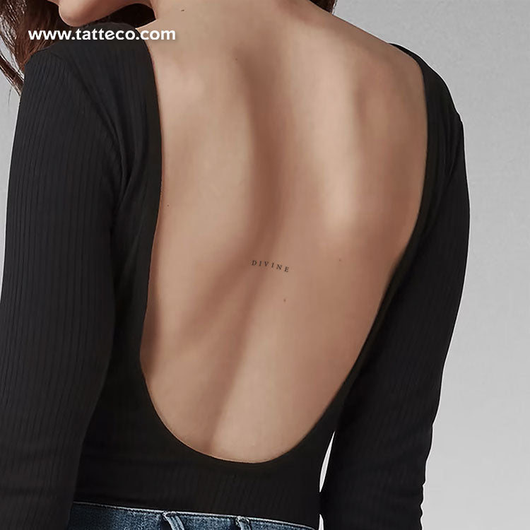 Divine Temporary Tattoo - Set of 3