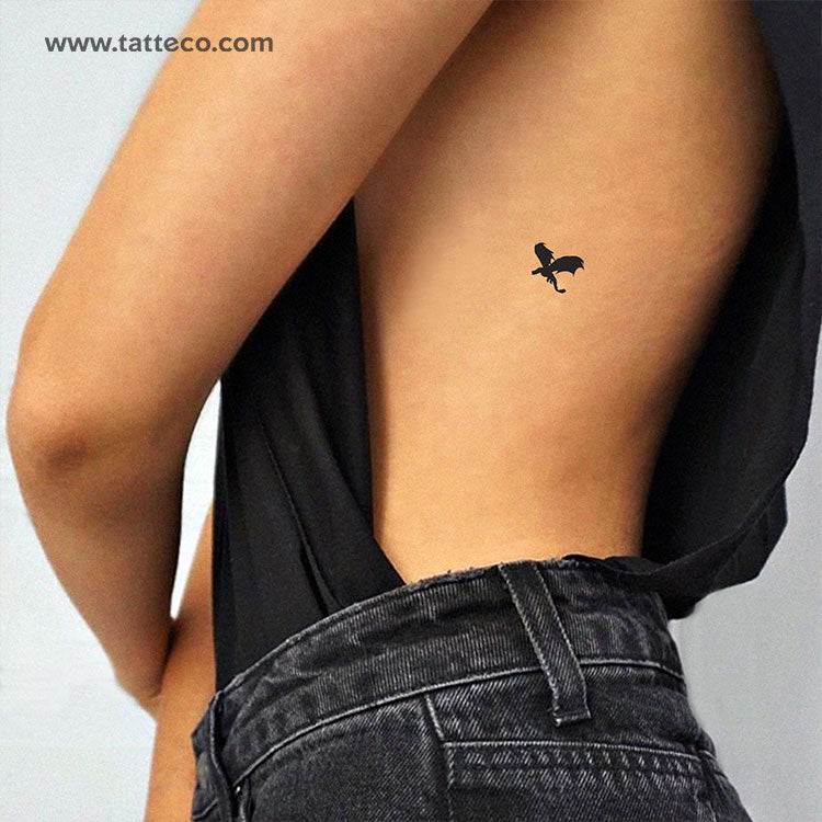 Drogon Dragon Temporary Tattoo - Set of 3