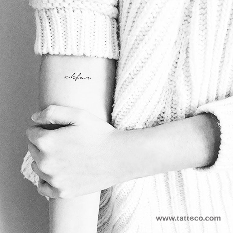 Ehfar Temporary Tattoo - Set of 3