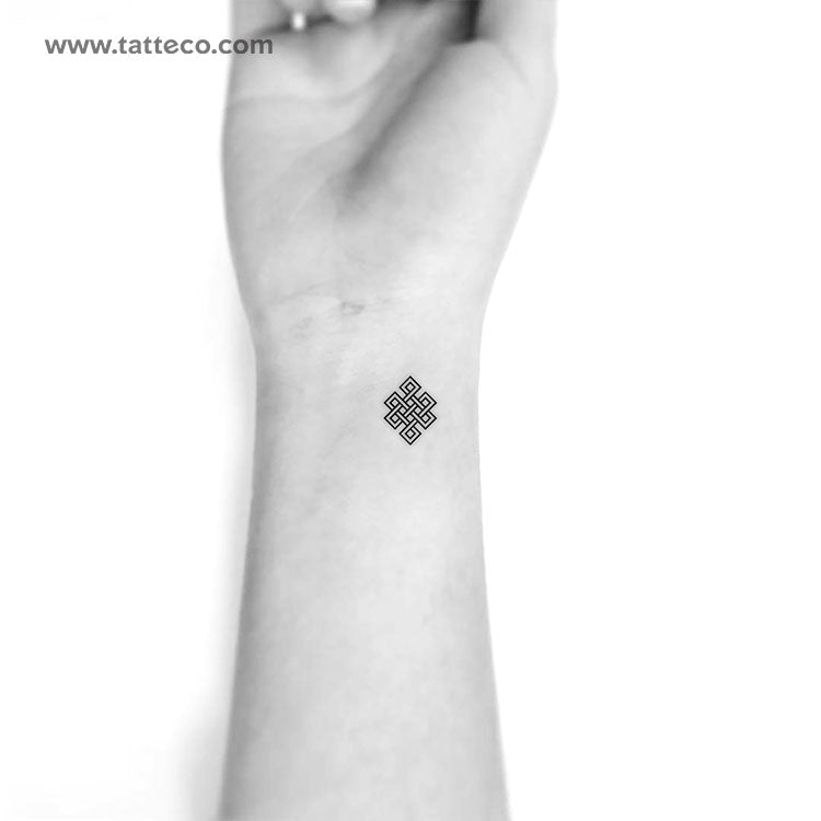 Endless Knot Temporary Tattoo - Set of 3