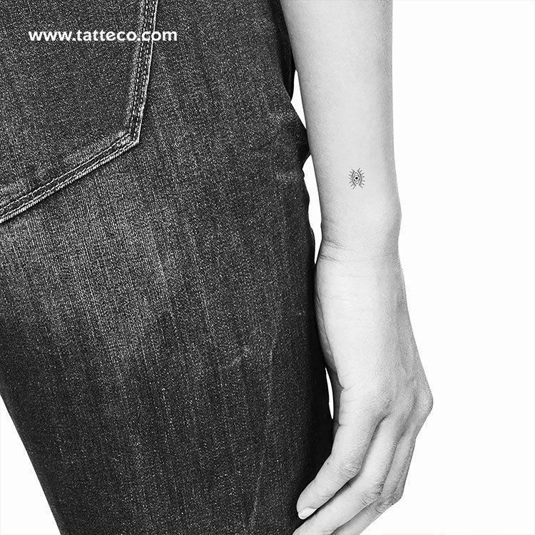 Tatuaje temporal de mal de ojo - Juego de 3